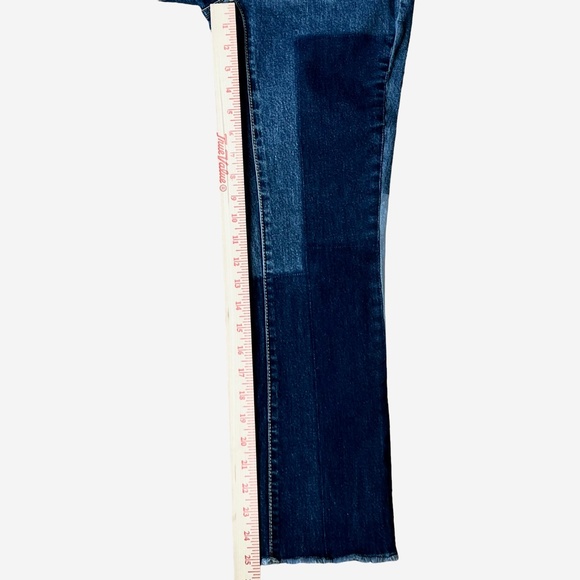 Universal Threads High Rise Kick Boot Crop Multi-tone Denim jeans size 00 - Picture 5 of 10